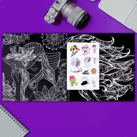 Coloring - anti -stress "Bright World", 20 p.-4