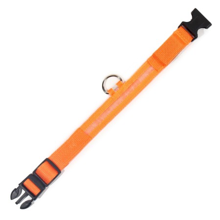 Collar with backlight size S, Osh 35-43 x 2.5 cm, 3 lumines of the glow orange-6