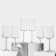 A set of glass glasses for white wine Buteo, 260 ml, 6 pcs