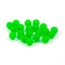 Feeder bead Namazu Soft Beads, PVC, D = 5 mm, round, dark green 20 pcs.