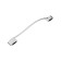 Bracket handle, m/o 224 mm, silver color
