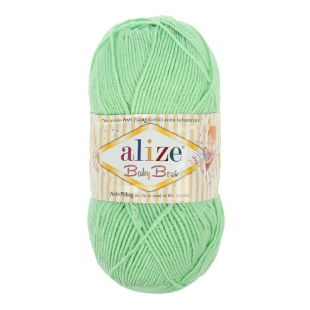 Yarn "Baby Best" 10% bamboo, 90% acrylic 240m/100g (41 menthols)-1