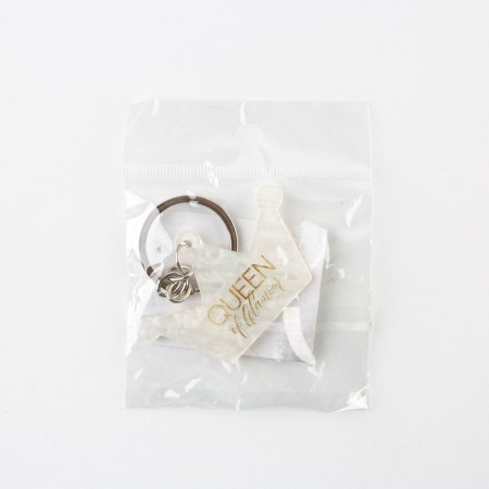 Acrylic key a keychain "Queen", 3.8 x 6 cm-6