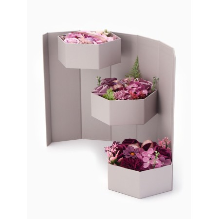 Three -shelling soapy composition purple-2