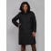 Coat insulated winter female, size 50, black color