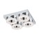 Fratelo lamp, 4x4W Led, 3000k, 1600lm, chromium color