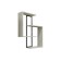 Wounding wall loft DQ Damels, 700*186*892, m/k black muar, oak white chipboard