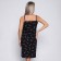 Night shirt female, black color, size 52
