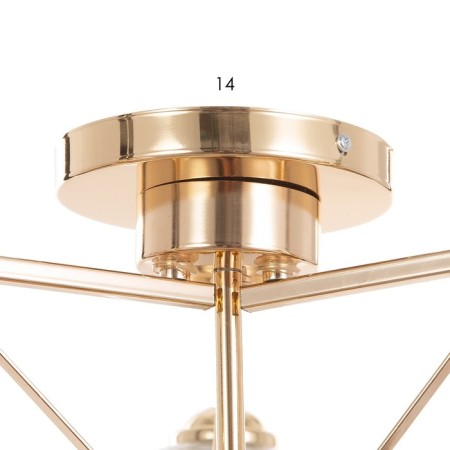 Arlett chandelier 3x60W E27 gold 54x54x26cm Ritter-3