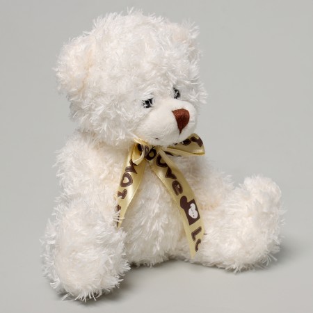 Soft toy "Bear with a bow", color mix-4