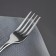 Stainless steel dessert fork, length 16 cm, 201 steel, silver color