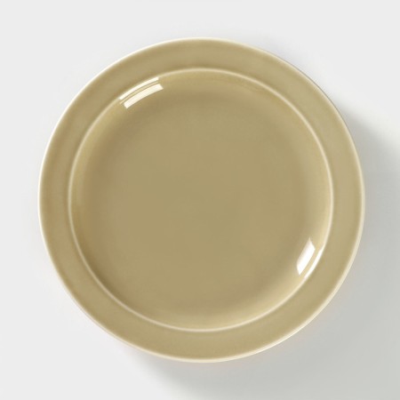 Small “watercolor” plate, d = 24 cm, pistachio color