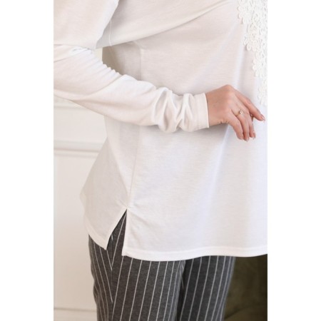 Female pulver, size 50, white color-5