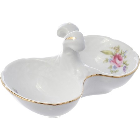 Double Menuet Solonka, Decor "Meissen Flower, Gold Gather", 13 cm