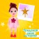 Baby doll "Sorceress", with a magic wand, mix