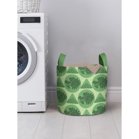 Basket for storage of things "Green Dragon", size 35x35 cm
