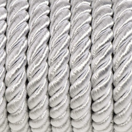 Cord twisted, d = 10 mm, 9 ± 1 m, silver color-1