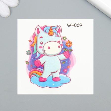 Tattoo on the body color "Unicorn" mix 6x6 cm-1