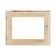Window, 40 × 50cm, double glass of linden