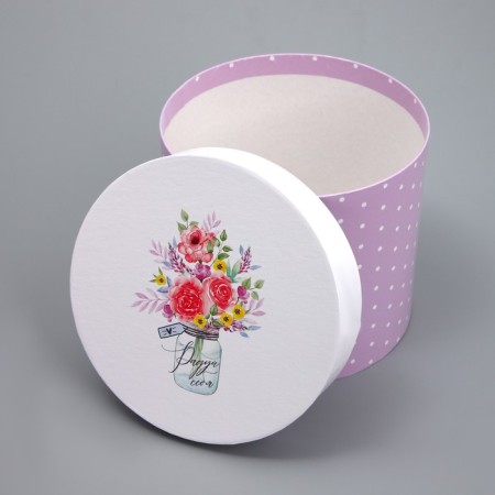 Set of hats 3 in 1, gift packaging, “bouquets”, 16 x 16 x 14–20 x 20 x 17 cm-10