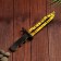Souvenir weapon made of wood "Bayonet Knife", yellow leopard