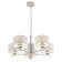 Suspended chandelier Citilux "Tilda" CL469150, 64x64x30 cm, 5x75W, E27, white color