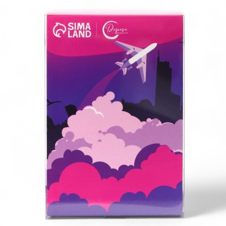 A ceramic glass with a silicone cover "Airplane", 300 ml, pink color-4