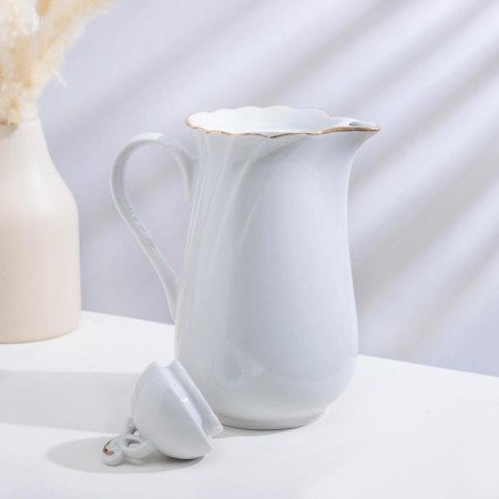 Set of drinking porcelain "linen", 8 items-5