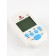 Metron for tuning musical instruments, universal, with a battery, white