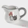 Set of Serving shares "Cozy cats", 2 items: milkman 270 ml, sugar tower 310 ml