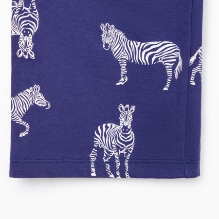 Female pajamas (shirt and trousers) KAFTAN Zebra size 48-50, blue color-10