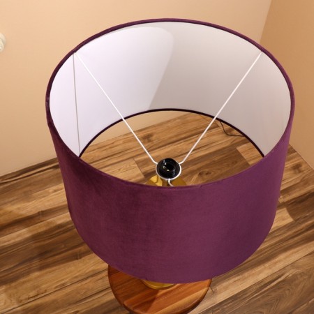 Bordeaux burgundy lamp "Bordeaux/golden 1x40W, E27, 56x56x85 cm-8