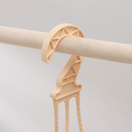 Street Kashpo with a basal watering "Malva" 4.7 l, cream color, suspension as a gift-3
