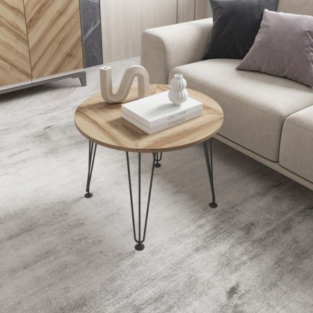 Journal table "Ireland", 600 × 600 × 446 mm, the color of Avelano-1