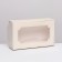 Folding box with a window for marshmallows "Golden Balt", 25 x 15 x 7 cm
