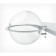 Bowl display mounts on the Bowl-Holder clamp, D = 25 cm
