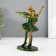 Polystone souvenir "Ballerina with a partner in green" 18x14.5x7 cm
