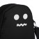 Youth bag with zipper, black color