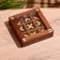 Game desktop "Cross-cuts" 13x13 cm, manpower, brass