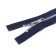Metal zipper, No. 5, connective, automatic lock, 50 cm, dark blue color/nickel