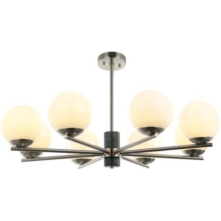 SHARO 8XE27 40W rush chandelier, size 85x85x56.5-96.5 cm, Nickel color