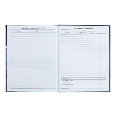 Diary for grades 1-4 "Fluffy Friends. Wolf's Wolf", solid cover, glossy lamination, 48 sheets-7