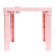 Children's table with a cup holder, pink color