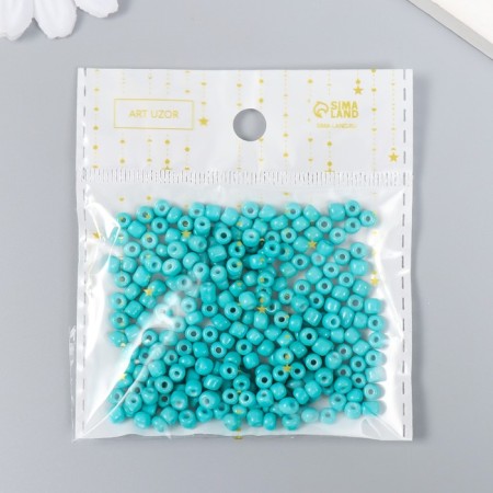 Round beads 6/0 "Dark green neon" 20 g-4