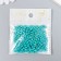 Round beads 6/0 "Dark green neon" 20 g