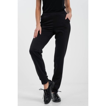 Female trousers, size 44, black color-4
