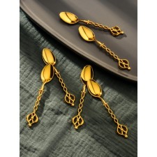 A set of teaspoons “Key”, length 10 cm, 6 pcs, gold color