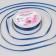 Satin tape, 3 mm × 45 ± 1 m, blue color No. 40