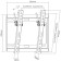 Crocktein for TV Ultramounts UM831TW White 17 "-43" Max.35kg wall tilt
