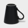 Porcelain mug Magistro Matt Black, 350 ml